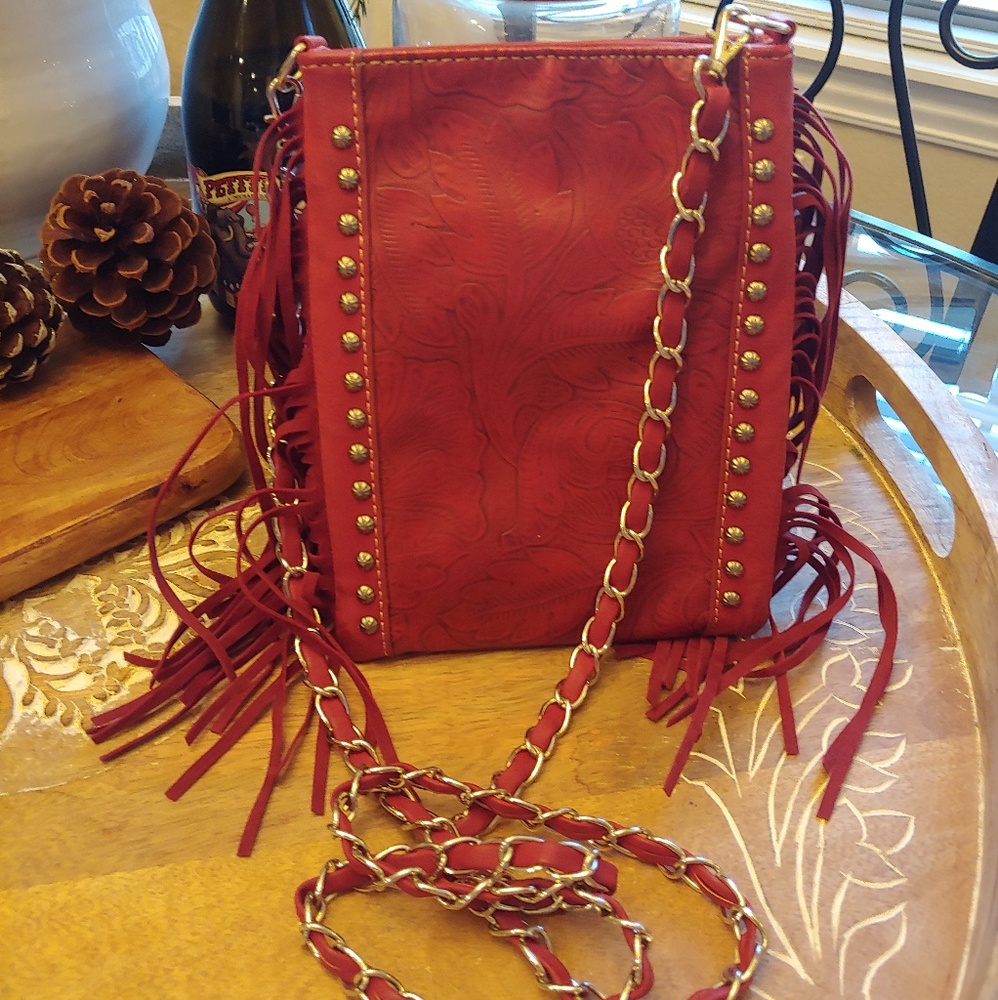 American Bling mini Crossbody with fringe 📌🇺🇸